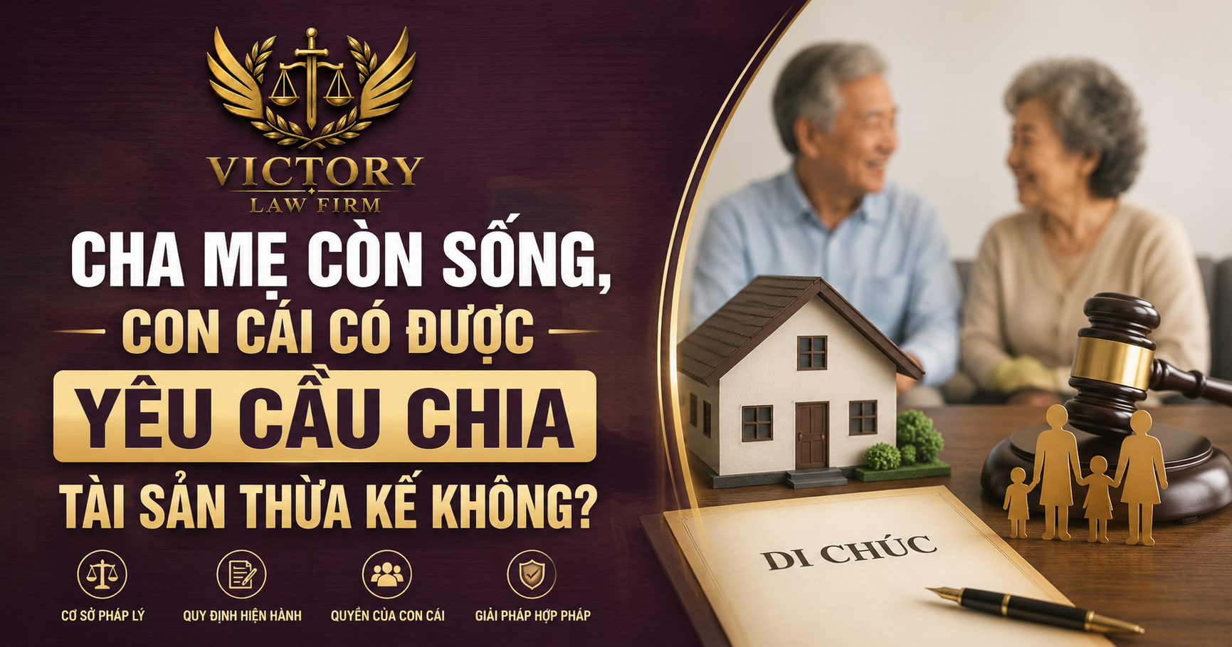 CHA MẸ CÒN SỐNG, CON CÁI CÓ ĐƯỢC YÊU CẦU CHIA TÀI SẢN THỪA KẾ KHÔNG?