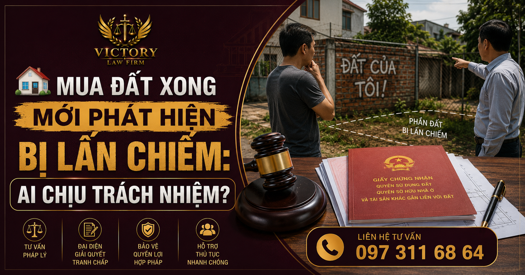 MUA ĐẤT XONG MỚI PHÁT HIỆN BỊ LẤN CHIẾM: AI CHỊU TRÁCH NHIỆM?